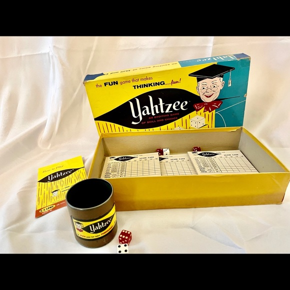 Vintage 1956 Yahtzee game - Picture 5 of 5